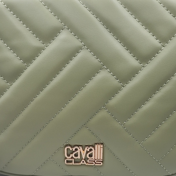 Cavalli Class Mint Quilted Crossbody Bag - Picture 2 of 9